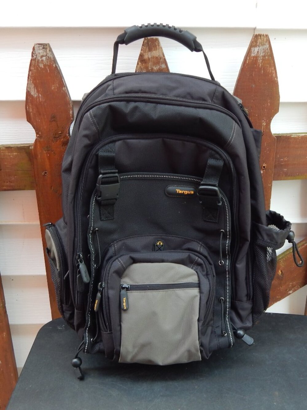 Targus Laptop Backpack Black Commuter College School Travel 17x13x6